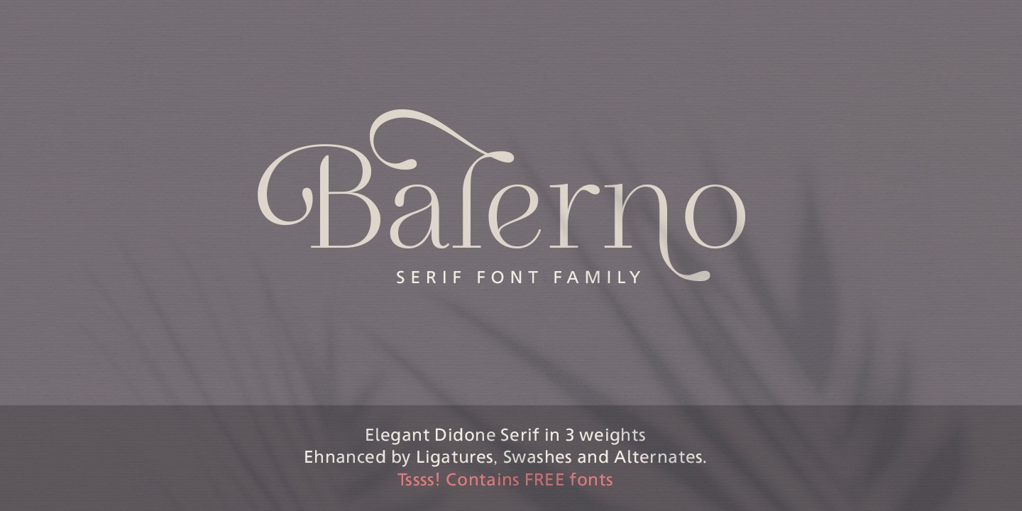 Przykład czcionki Balerno Serif